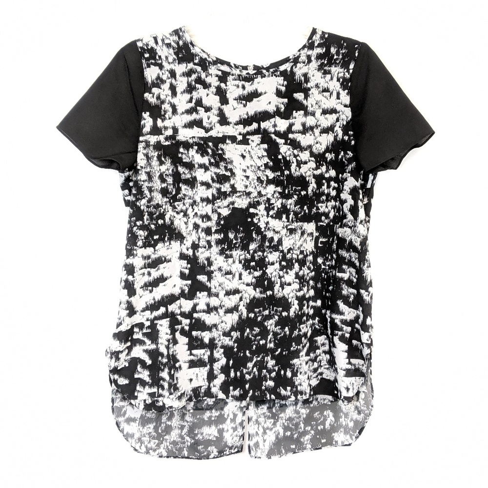Cynthia Rowley high low blouse